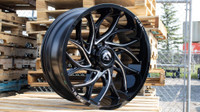 24x11 Fuel Runner D741 Gloss Black And Milled Blowout Priced At $2833/ Set Of 4