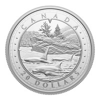 2024 $20 FINE SILVER COIN THIS IS CANADA: WONDROUS WATERS – PACIFIC COAST