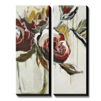 Made in Canada - Red Barrel Studio 'Florist Pickings' by Angela Maritz 2 Piece Painting Print on Canvas Set