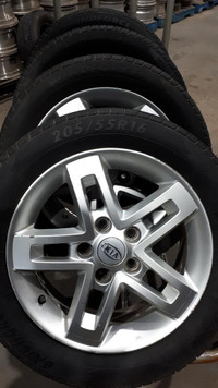 16 inches KIA rims with tires