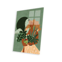 Red Barrel Studio Plant Lady by - Unframed Graphic Art