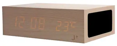 HEY STUDENTS -- UNBREAKABLE WOODEN BLUETOOTH ALARM CLOCK!  Perfect for grumpy morning people who break alarm clocks!