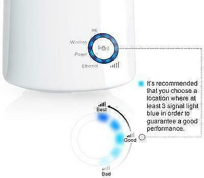 tp-link TL-WA850RE 300Mbps Universal WiFi Range Extender in Networking in Québec - Image 4