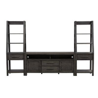 Liberty Furniture Modern Farmhouse Solid Wood Entertainment Centre for TVs up to 70"