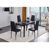 Ebern Designs 5-Piece Dining Table Set Dining Table And Chair