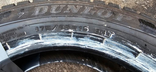 175/65/15 1 pneu hiver dunlop NEUF  90$ installer in Tires & Rims in Greater Montréal - Image 2