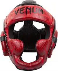 Venum Elite Headgear - Red Camo - One Size
