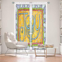 East Urban Home Lined Window Curtains 2-panel Set for Window Size 40" x 61" by Marley Ungaro - Joy
