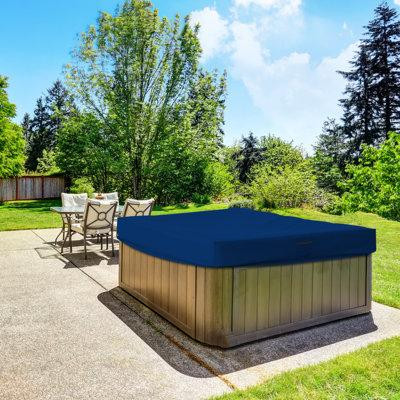 Covers & All Heavy-Duty Waterproof Outdoor Square Hot Tub Cover, Patio UV Protected Spa Cover in Hot Tubs & Pools