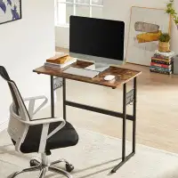 17 Stories Reinart Computer Desk with Headphone Hooks Home Office Desk for Study Writing PC Gaming Working