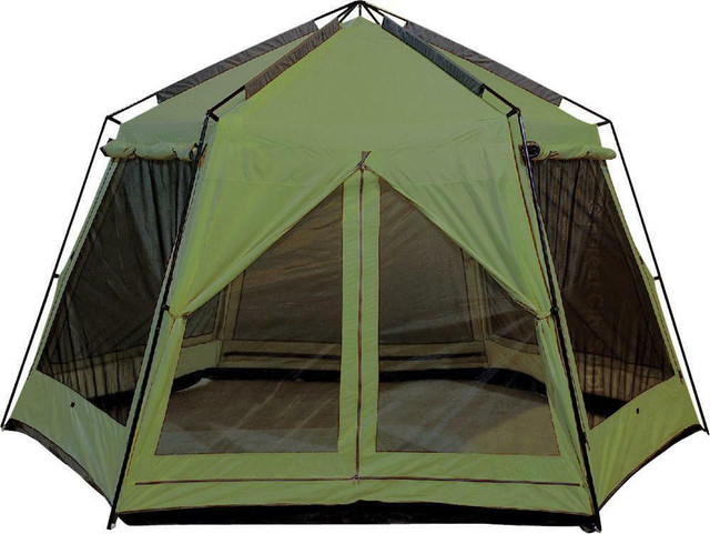 New - PORTABLE SCREEN HOUSE GAZEBO TENT WITH RAIN FLAPS - Enjoy your family picnic without those nasty insect bites !! in Fishing, Camping & Outdoors