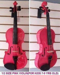 Brand New! Pink Violin 1/2 Size