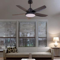 Ivy Bronx Ceiling Fan With Lights Dimmable Led