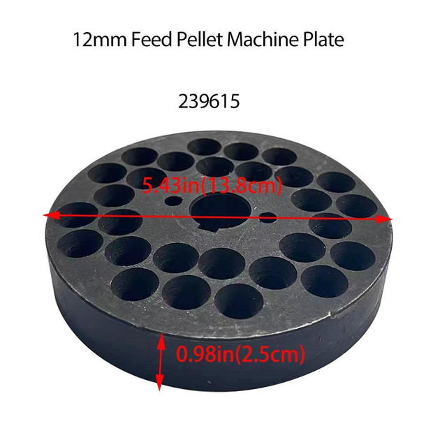 Only 12mm Plate for Farm Animal Feed Pellet Mill Machine Chicken Duck Fodder Press Pelletizer 239615 in Other Business & Industrial in Toronto (GTA)