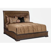 Maitland-Smith King Solid Wood Sleigh Bed