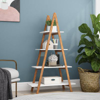 Ebern Designs “A”Frame Ladder Display Bookshelf