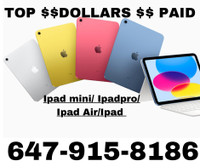 INSTANT CASH HARD TO BEAT THE PRICE WE BUY BRAND NEW IPAD - Air, Pro, Mini AND ALL APPLE PRODUCTS !! WE BUY ANY QUANTITY