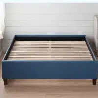 Winston Porter Hateya Upholstered Low Profile Platform Bed