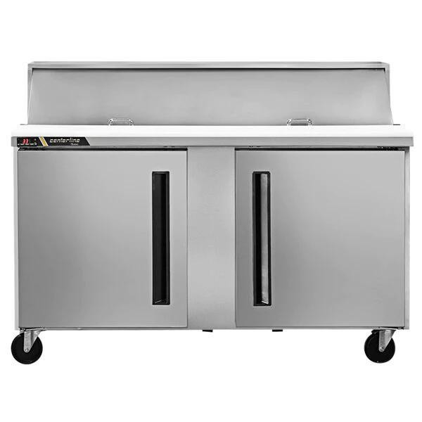 60 inch Centerline by Traulsen 2 Door Refrigerated Sandwich/Salad Prep Table CLPT-6016-SD-LR in Industrial Kitchen Supplies