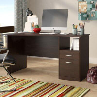 Latitude Run® Alek Engineered Wood L-Shape Executive Desk