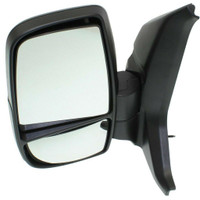 Mirror Driver Side Ford Transit T-350 Wagon 2015-2019 Manual Textured With Short Arm With Medium/High Roof , FO1320550