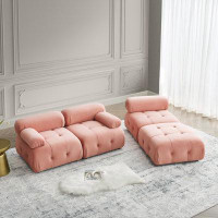 Latitude Run® Modular Sectional Sofa, Button Tufted Designed And DIY Combination,L Shaped Couch