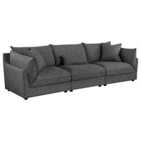 Latitude Run® Balal 115'' Pillow Top Arm CAL117 Compliant Sofa