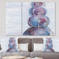 East Urban Home 'Purple Starting over I' Painting Multi-Piece Image on Canvas