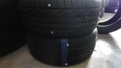 245 40 20 2 Goodyear RF Eagle Used A/S Tires With 95% Tread Left
