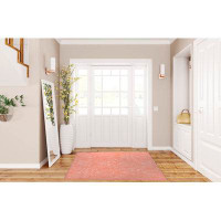 Ophelia & Co. MOD DAMASK MELON Indoor Floor Mat By Ophelia & Co.