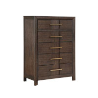Millwood Pines Dunsmuir Modern Style Chest Made With Wood In Walnut