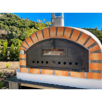 Authentic Pizza Ovens Built-In Wood-Fired Pizza Oven in White