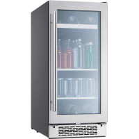 Zephyr Presrv 15" 64 Cans (12 oz.) Convertible Beverage Refrigerator with Wine Storage