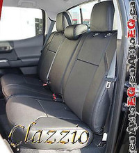 Clazzio Synthetic Leather Seat Covers (Front + Rear Rows) | 2005-2023 Toyota Tacoma