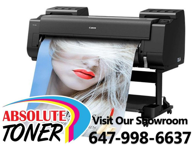 $97.83/month. NEW Canon ImagePROGRAF Pro-4100s 44 inch 8-Color Plotter Large Format Printer 500GB HD Drawing and Signage in Printers, Scanners & Fax in Ontario - Image 4