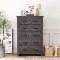 NEENCA High storage dresser with 5 pull-out drawers