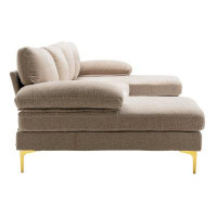 Mercer41 Accent Sectional Sofa, Upholstered Sofa