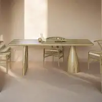 Orren Ellis 62.99" Rosewood Solid Wood Rectangular Dining Table