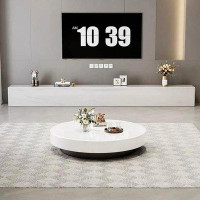 LORENZO Round Italian minimalist light luxury modern living room home coffee table