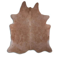 Union Rustic NATURAL HAIR ON Cowhide RUG BEIGE 3 - 5 M GRADE A