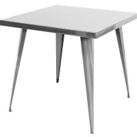 George Oliver Industrial Dining Table With Conical Leg, Kitchen Table