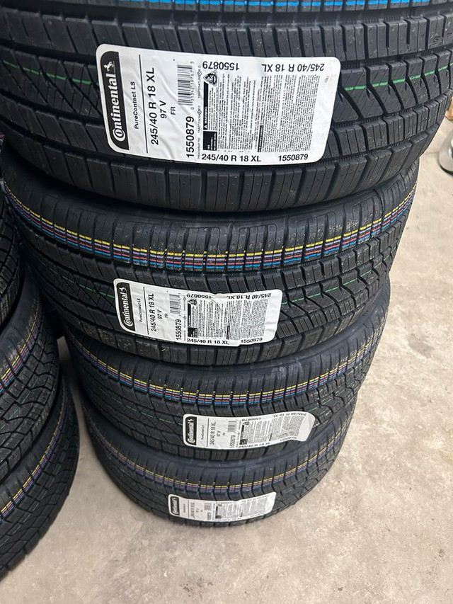 4 Brand New Continental Pure Contact LS  245/40R18 All Season tires.$70 REBATE!!! *** WallToWallTires.com *** in Tires & Rims in Ottawa / Gatineau Area - Image 3