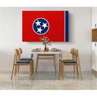 Latitude Run® Tennessee State Flag USA Flags Edition Canvas Wall Art Home Decoration - Print