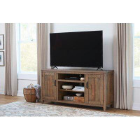 Laurel Foundry Modern Farmhouse Hoddesd 65'' Solid Wood TV Stand for TVs up to 70"