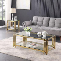 Mercer41 Woker Furniture Rectangular Coffee Table