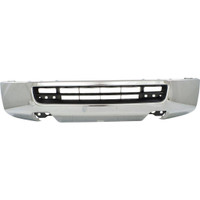 Bumper Face Bar Front Nissan Nv2500 2012-2021 Chrome Without Fog Lamps Steel , NI1002145
