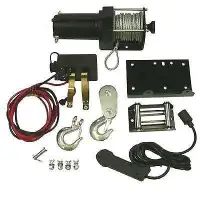 ATV Winch Motor Assembly Kit Includes Removable Toggle Switch 2500LB Rating