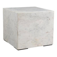 AllModern Nan Genuine Marble Block End Table