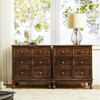 Lark Manor Arshaun Solid Wood 3 - Drawer Accent Chest