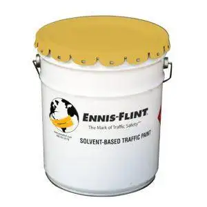 5 Gallon pails of Alberta Transportation approved traffic paint. ISP (International Striping Product...